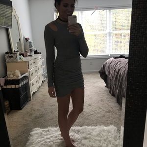 🌟Gray scrunch dress